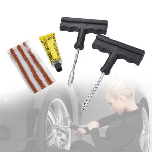 6In1 Motorcycle Car Tubeless Tyre Puncture Repair Kit Pakistan