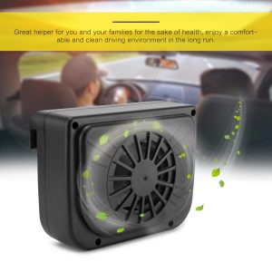 Car Auto Fan Air Black Solar Energy Vent Cooler Pakistan