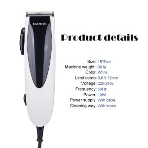 Kemei Professional Clipper Electric Shaver Trimmer Men Pakistan