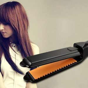 Electric Hair Straightener Hair Flat Iron Ceramic Heat Curler Pakistan