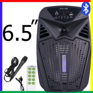 Karaoke Portable Bluetooth Led Speaker With Microphone Pakistan