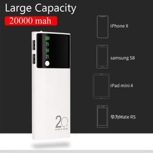 Power bank LED Lighting Display External Battery Portable Charger Pakistan