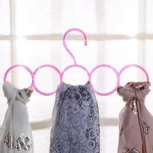 Ring Rope Slots Holder Scarf Shawl Storage Hanger Pakistan