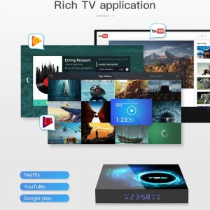 Asano T95 Android TV Box Quad Core WIFI IPTV Box 4GB 32GB OTT Smart Pakistan
