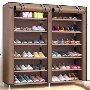 Double Dustproof And Dampproof Wardrobe Storage Organizer Pakistan