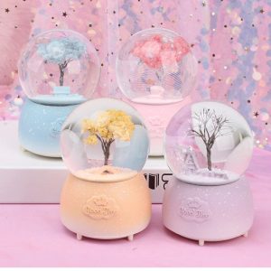 Home Decoration Ornaments Crystal Snow Ball Music Box Pakistan