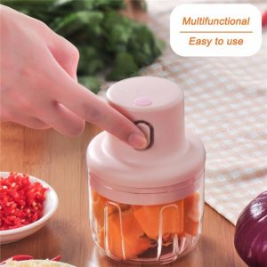 Mini Electric Garlic Food Chopper Ginger Vegetable Crusher Pakistan