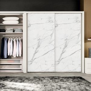 Nordic Style Marble Wall Sticker Refrigerator Pakistan