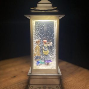 Snow Globe With Lantern Shaped Lights And Music Pakistan