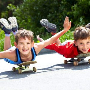 Multi-Color Four-Wheel Roller Skateboard For Kids Pakistan